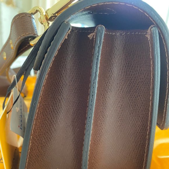 VALENTINO DAPHNE CAROB ITALIAN LEATHER CROSSBODY BAG - Picture 4 of 6